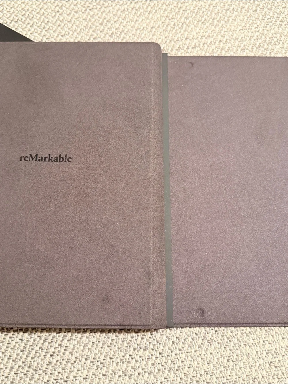 reMarkable Gray Fabric Folio Notebook Cover, fits remarkable 2, orig $129